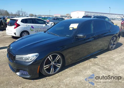 2016 BMW 740I from USA, damaged, VIN WBA7E2C5XGG738891